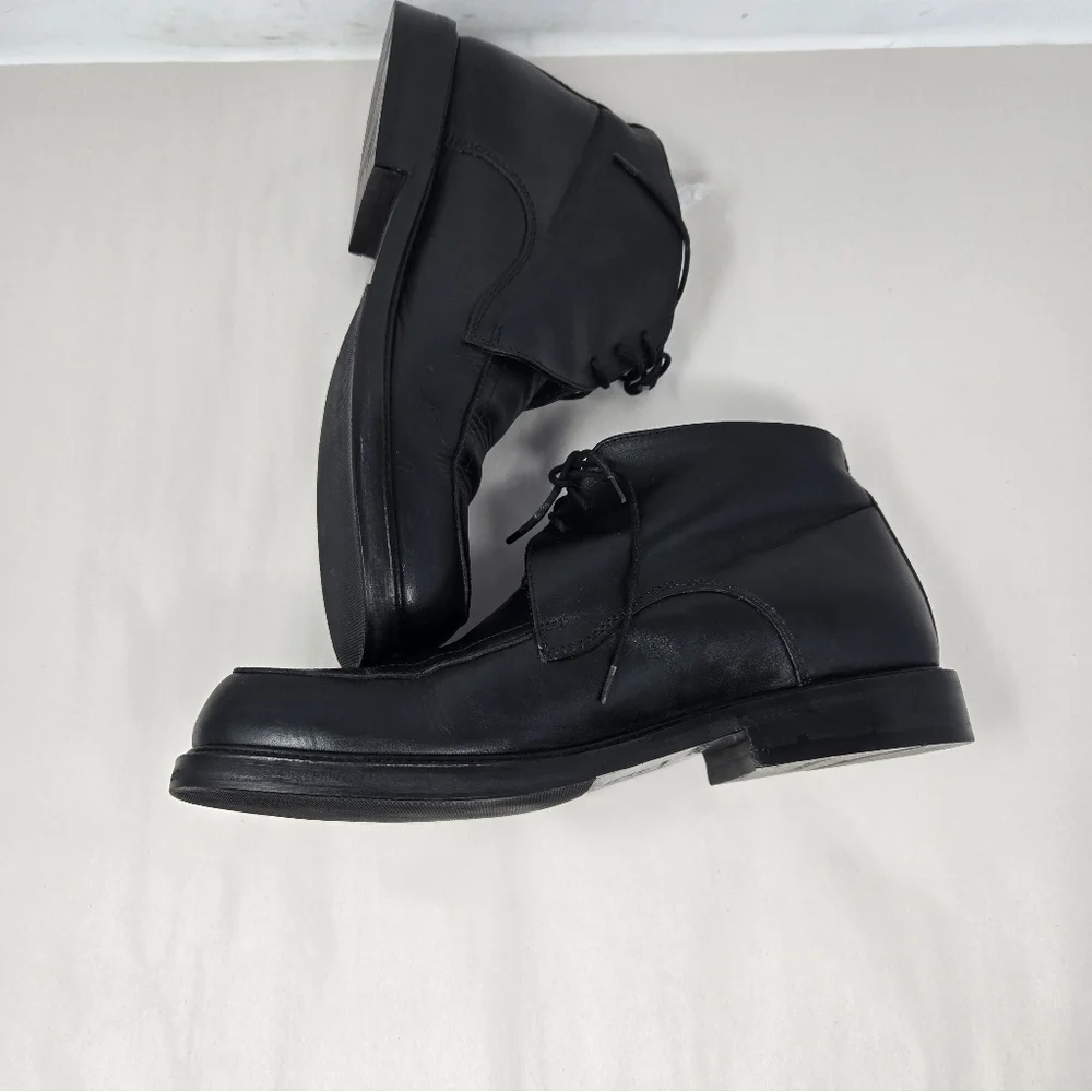 Footprints By Birkenstock Mens 41=8 To 8.5 Cornwall Chukka Boots Black Leather